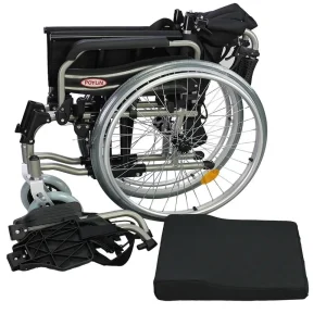 Poylin P957 Hafif Alüminyum Tekerlekli Sandalye 40-45-50 CM