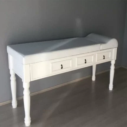 Ahşap Çekmeceli ve Eskobalı Muayene Masası Eskitme