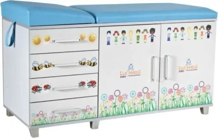 Ahşap Çekmeceli Muayene Masası Eskitme