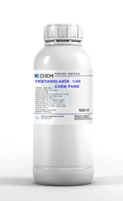 TRİETANOLAMİN %99 CHEM PURE – 5 LT